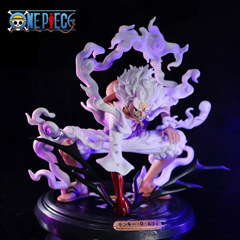 Luffy Gear 5 Sun God Nika 20cm – One Piece PVC Statue Figure, Anime Collectible