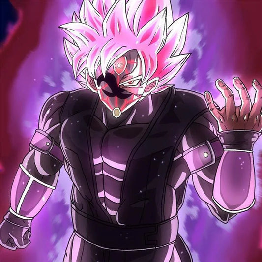 Dragon Ball Heroes Zamasu Black Goku 25cm PVC Figure – GK Statue, Collection Model, Kids Gift