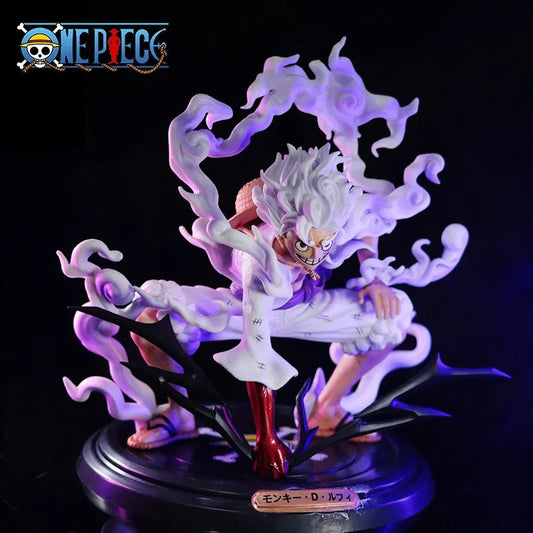 Luffy Gear 5 Sun God Nika 20cm – One Piece PVC Statue Figure, Anime Collectible